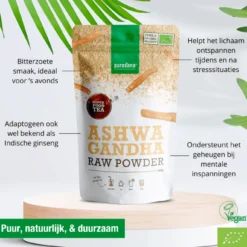 Ashwagandha vegan poudre Bio
