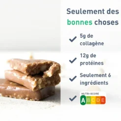 Barre Protéinée Collagène Cacahuète