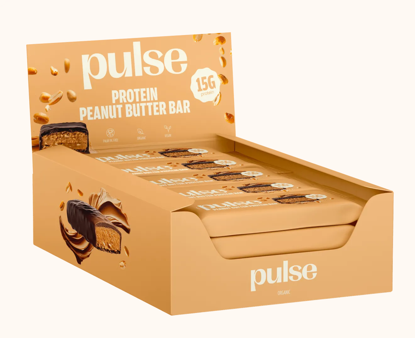 Barres protéinées Peanut butter (14g protéine/barre) Bio