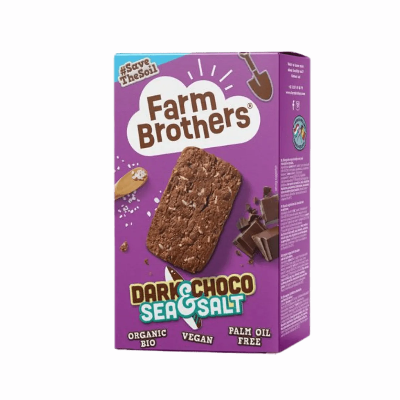 Biscuit chocolat noir sel marin