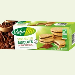 Biscuit Cœur Cacao Sans Gluten Bio