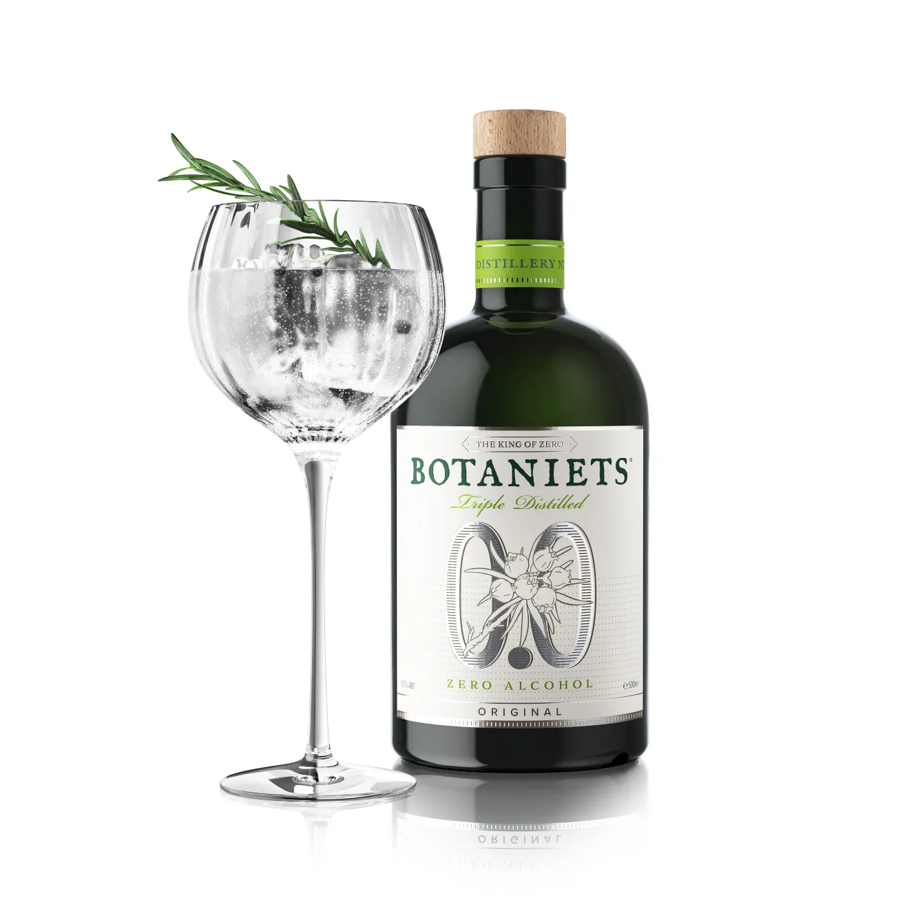 Boisson botanique sans alcool triple distillation Bio