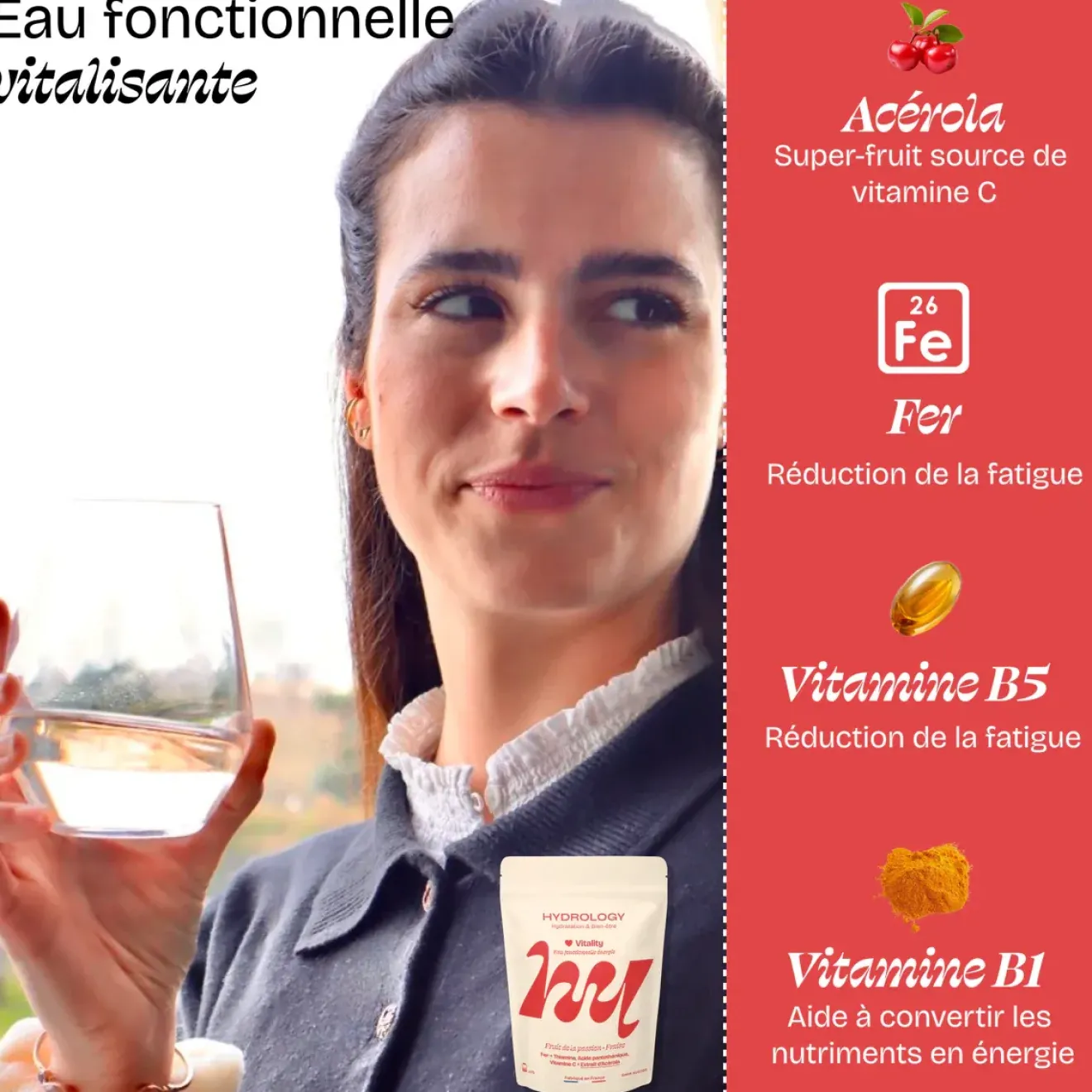 Boisson fonctionnelle énergie passion pastille