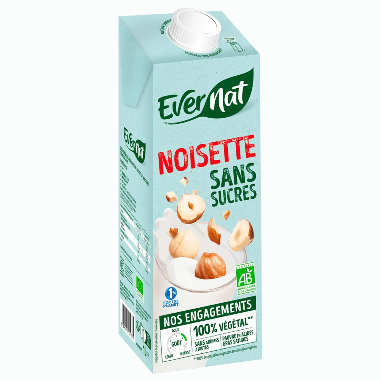 Boisson noisette sans sucre Bio
