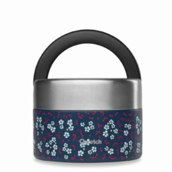 Boîte Repas Isotherme Inox Poignée Bleue