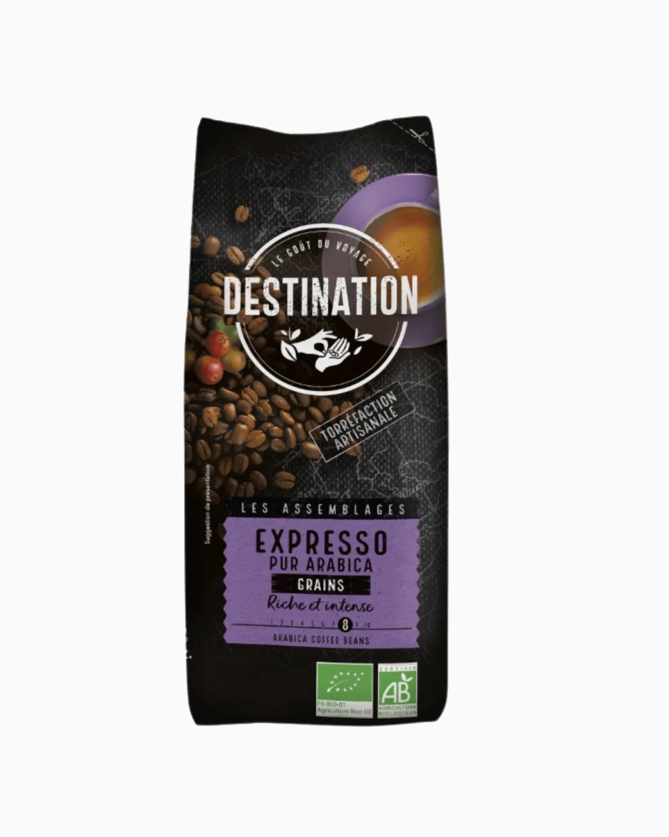 Café expresso arabica grain Bio