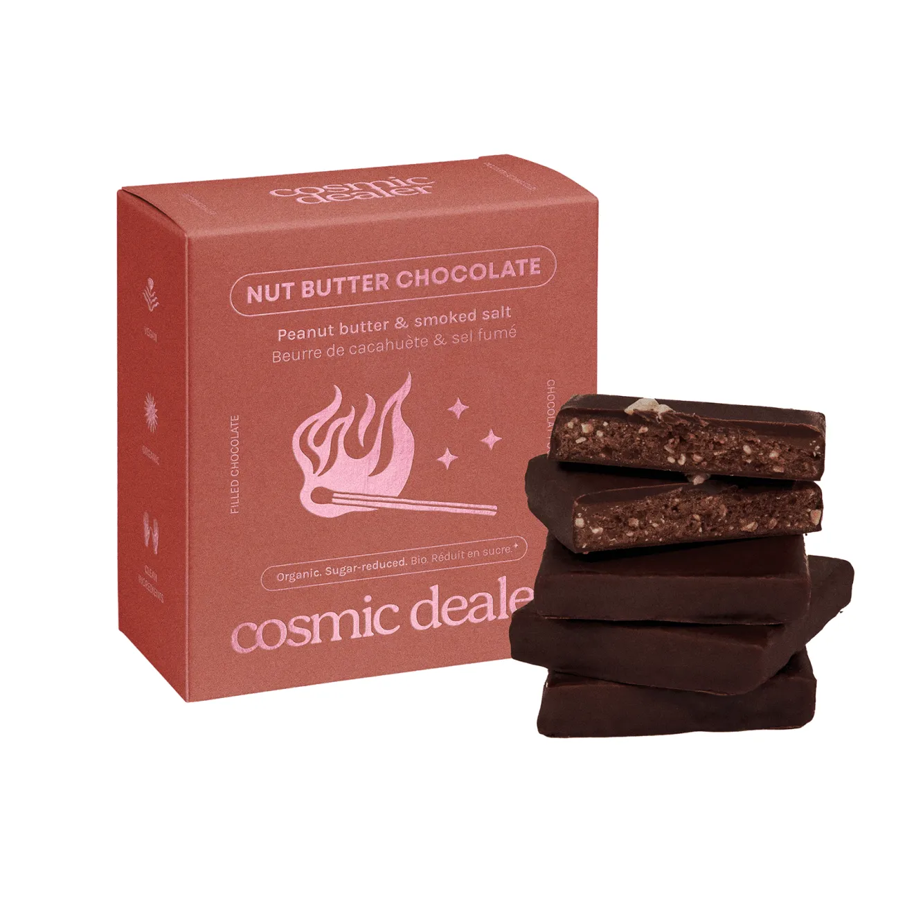 Chocolat Beurre de Cacahuète & Sel Fumé Bio