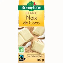 Chocolat Blanc Noix Coco Bio
