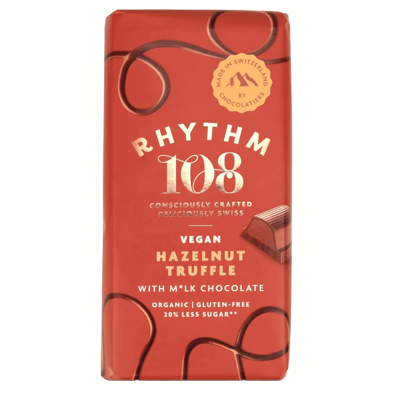 Chocolat Fourré Praliné Noisette Sans Gluten Bio