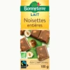 Chocolat Lait Noisettes Entières Bio