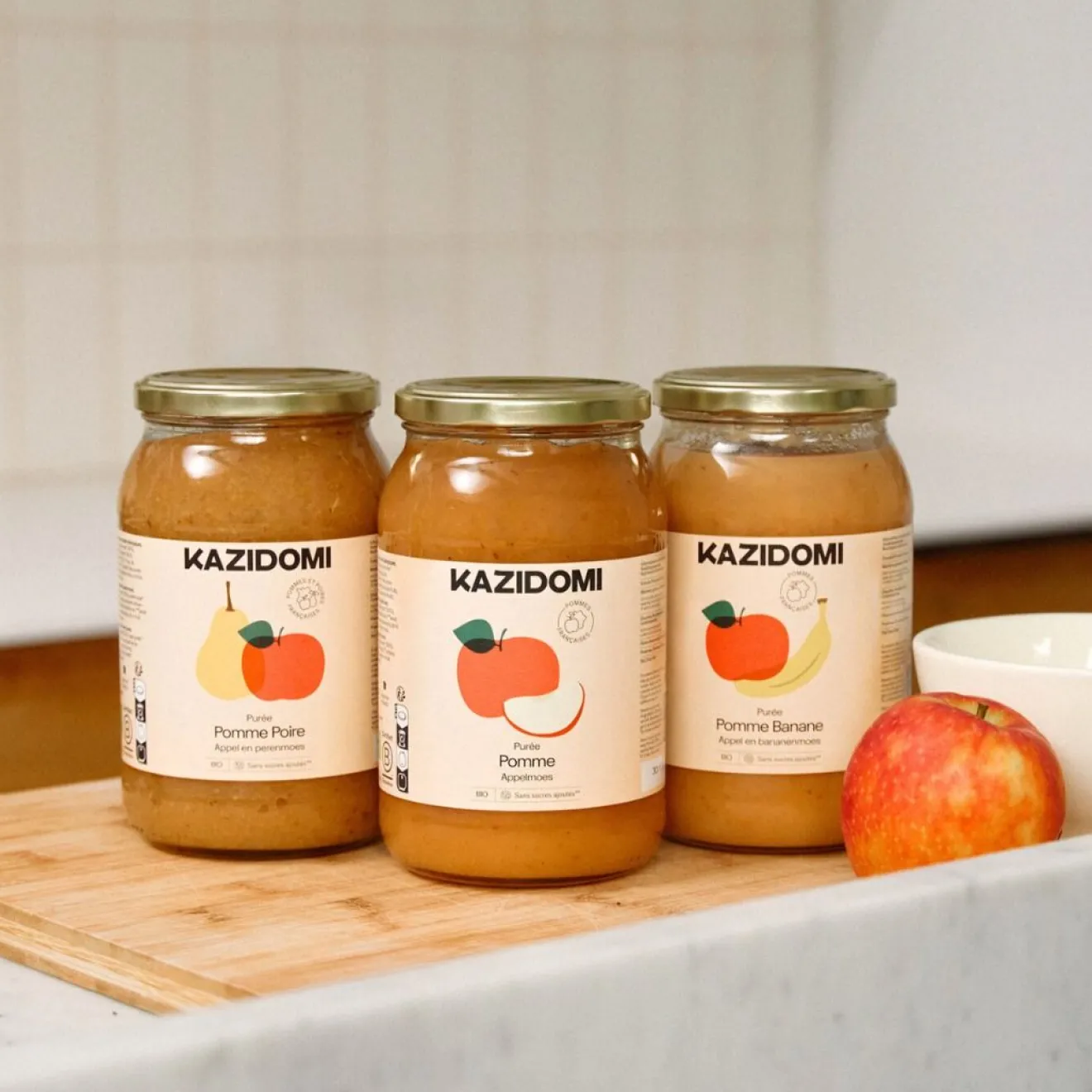 Compote Pomme Banane Bio