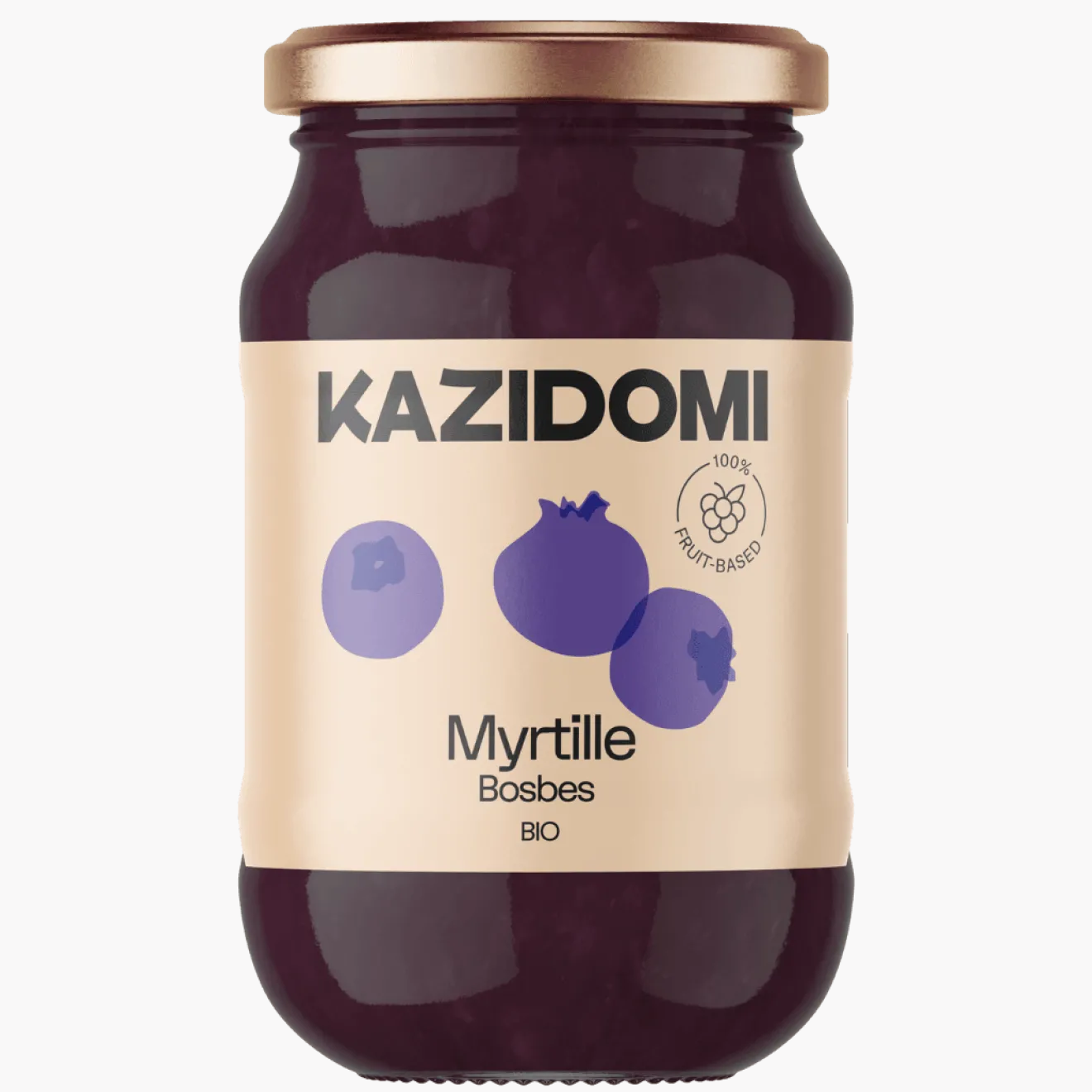 Confiture Myrtille 100% Fruits Bio