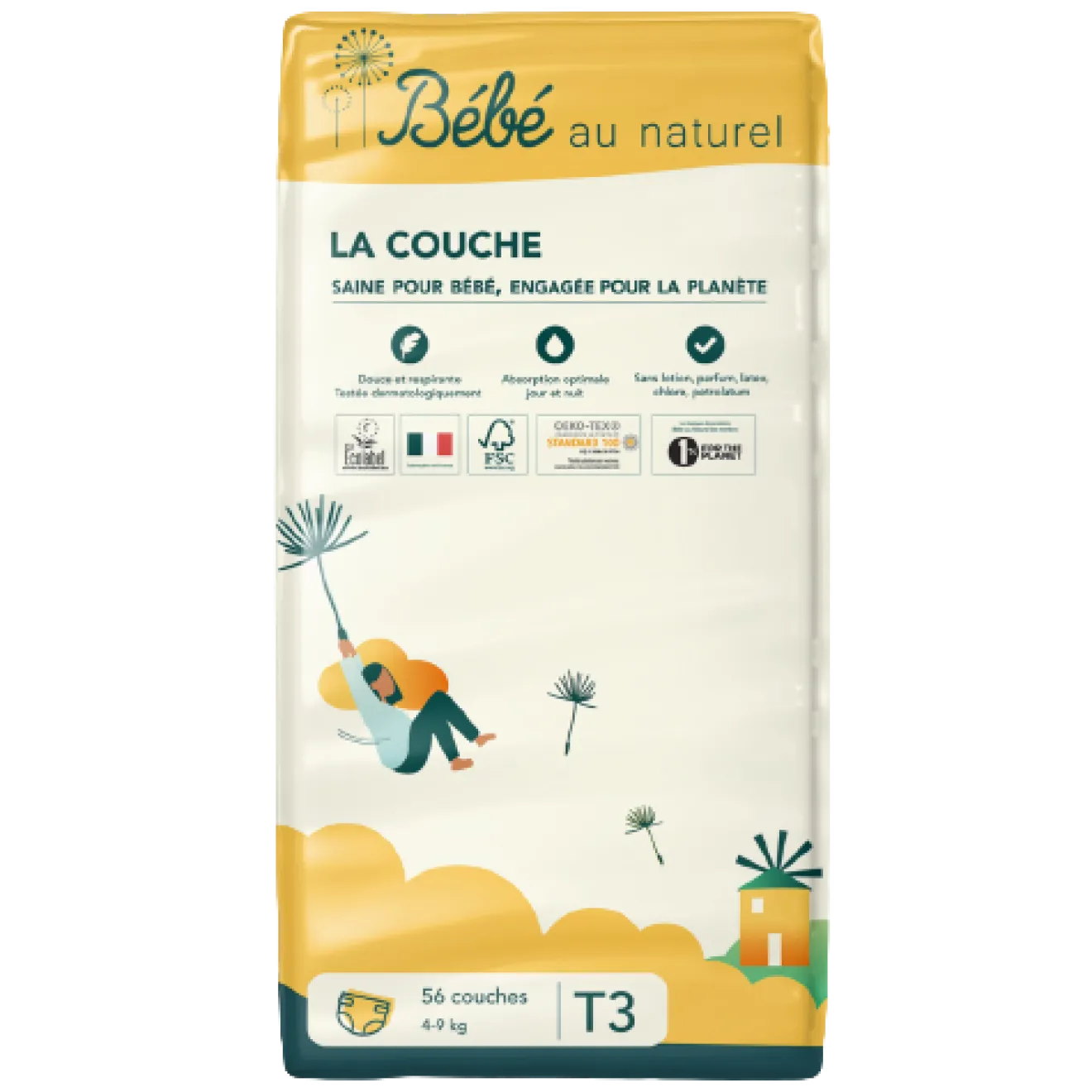 Couches – Taille 3 (5-9 kg)