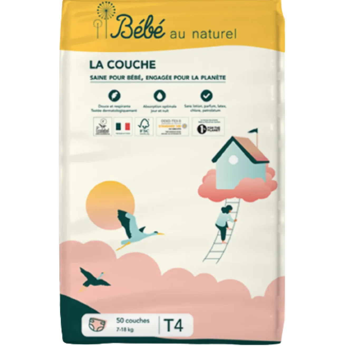 Couches – Taille 4 (7-18 kg)