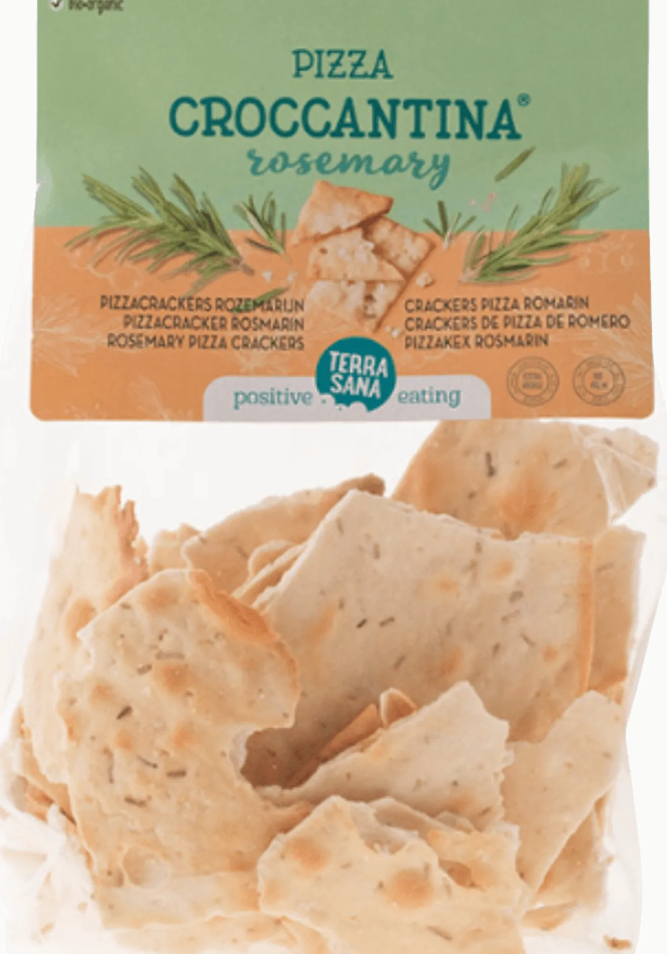 Crackers Crocantina Romarin Bio