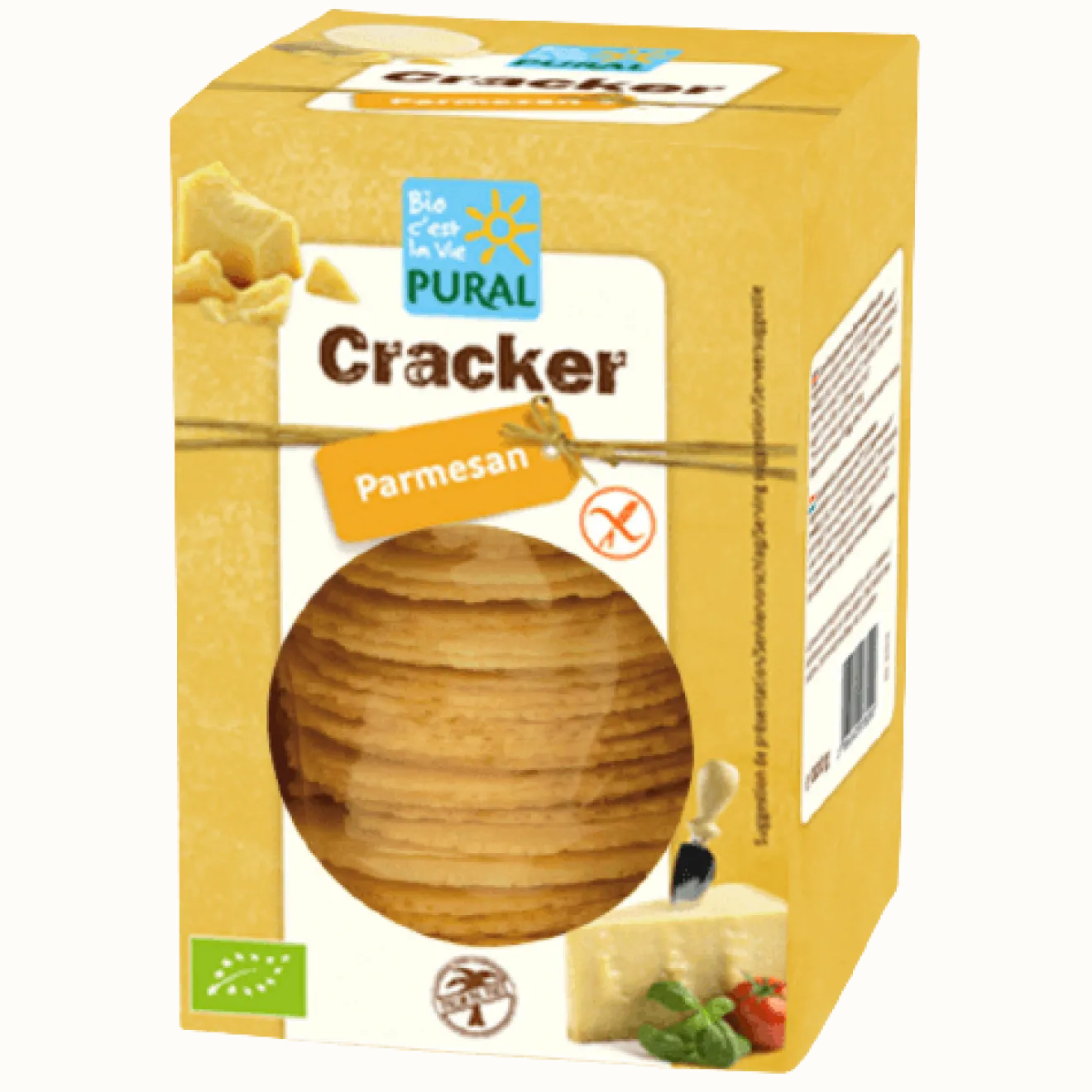 Crackers Parmesan Bio