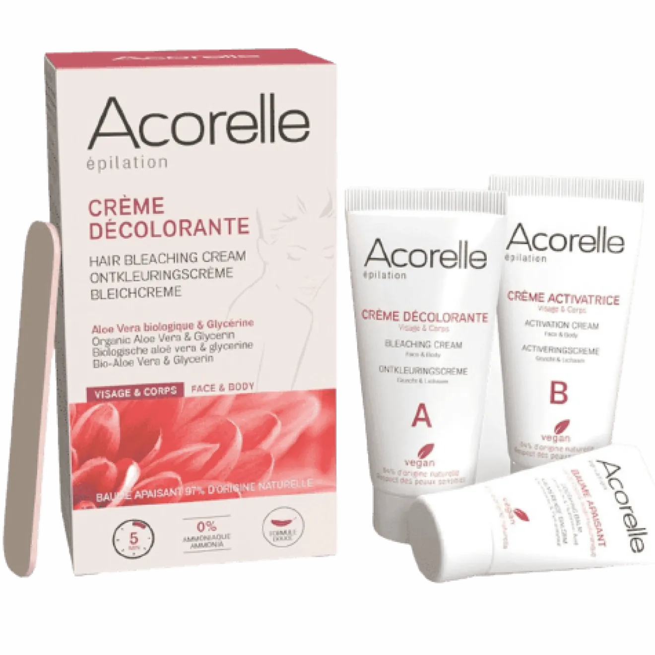 CREME DECOLORANTE - Visage et corps Bio