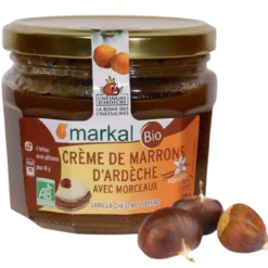 Creme De Marrons Vanillée Avec Morceaux Bio
