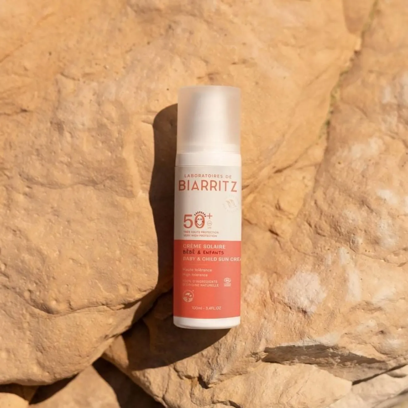 Crème solaire bébé & enfant SPF50+ dès 6 mois Bio
