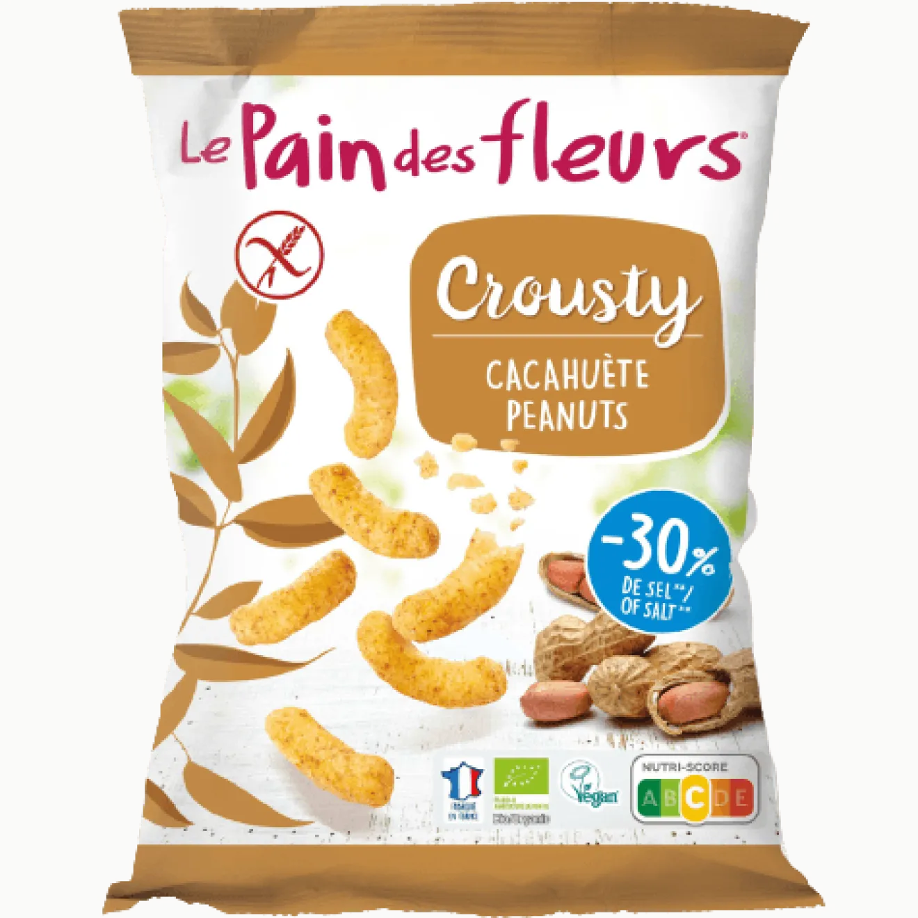 Crousty Cacahuète Mais Bio