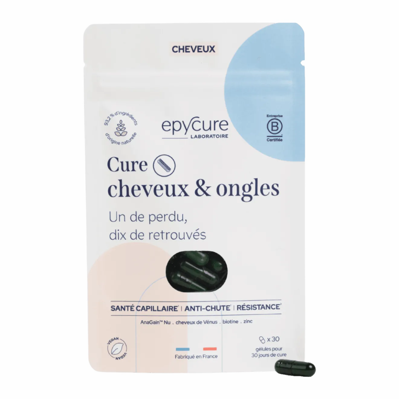 Cure cheveux & ongles 30 Jours