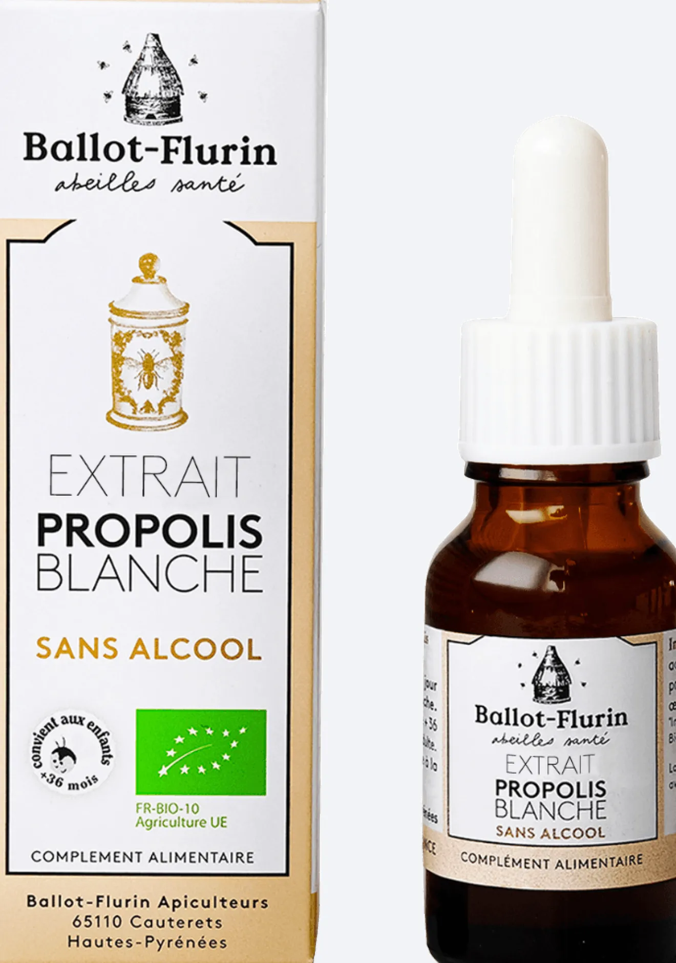 Extrait Propolis Blanche Sans Alcool Bio