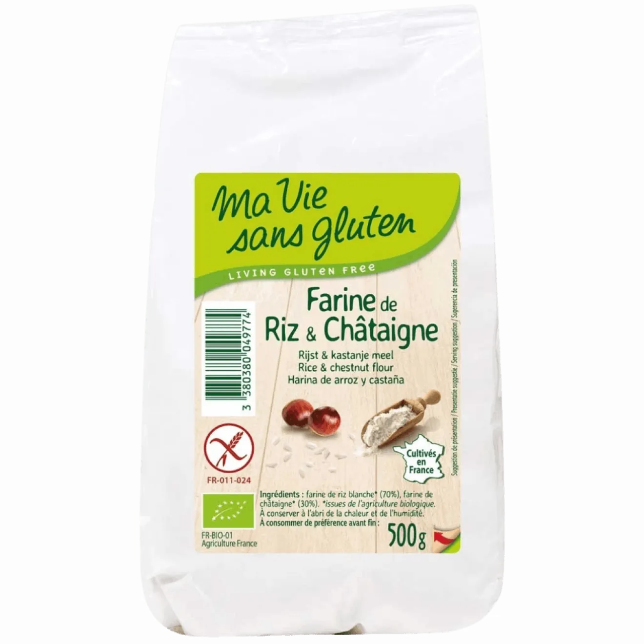 Farine De Riz & De Châtaigne Bio