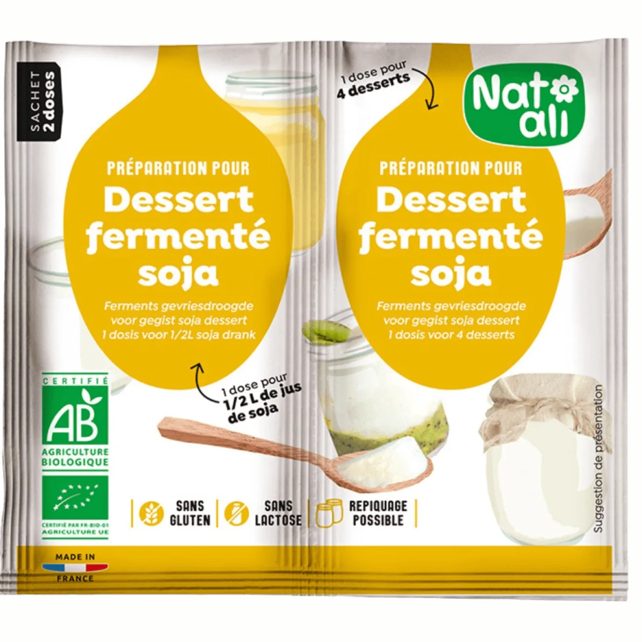 Ferment Dessert Fermenté Soja Bio