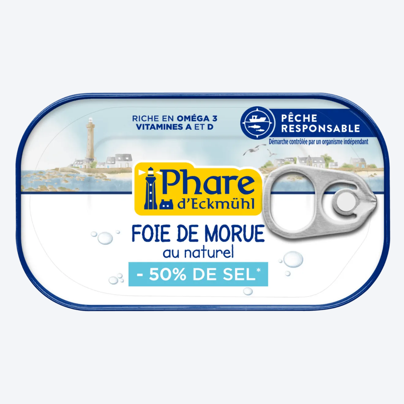 Foie de Morue au naturel -50% de sel