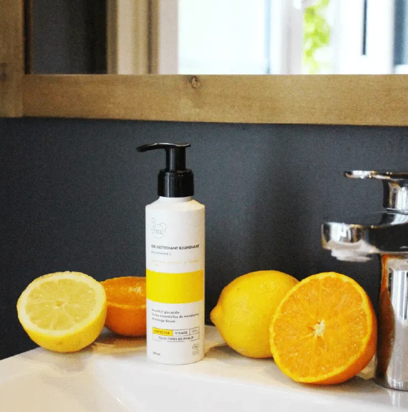 Gel nettoyant illuminant Vitamine C Bio