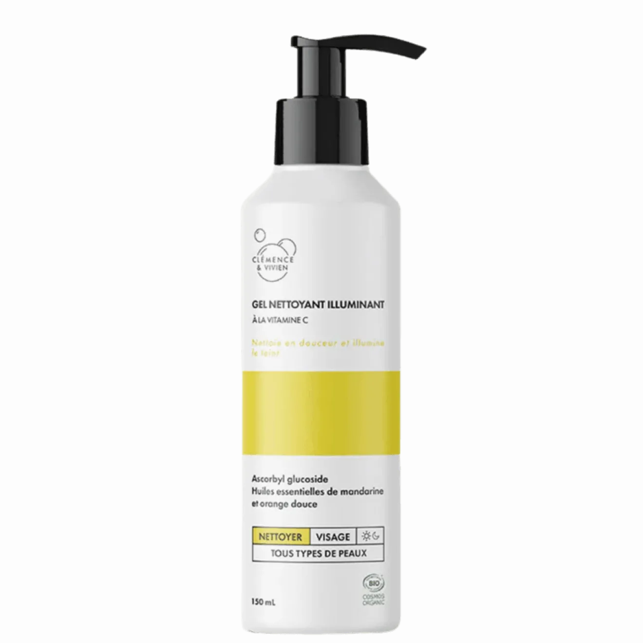 Gel nettoyant illuminant Vitamine C Bio
