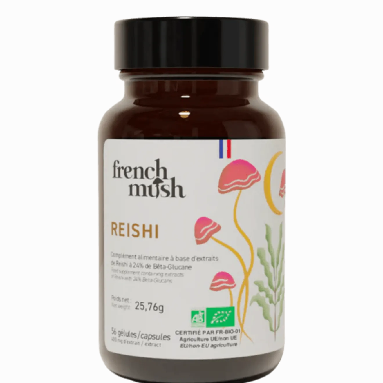 Gélules d'Extrait de Reishi — Champignon Adaptogène Bio