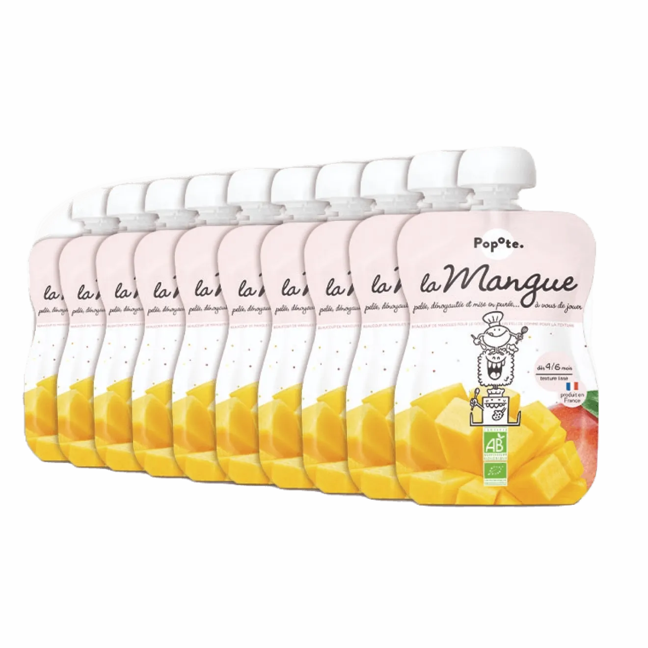Gourde Mangue dès 6 mois Bio