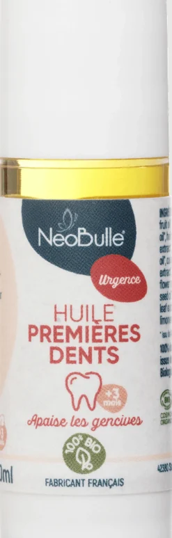 Huile Calmante Premières Dents dès 3 mois Bio