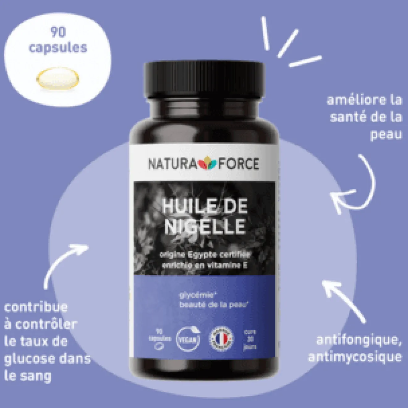 Huile de Nigelle Digestion & Beauté Peau
