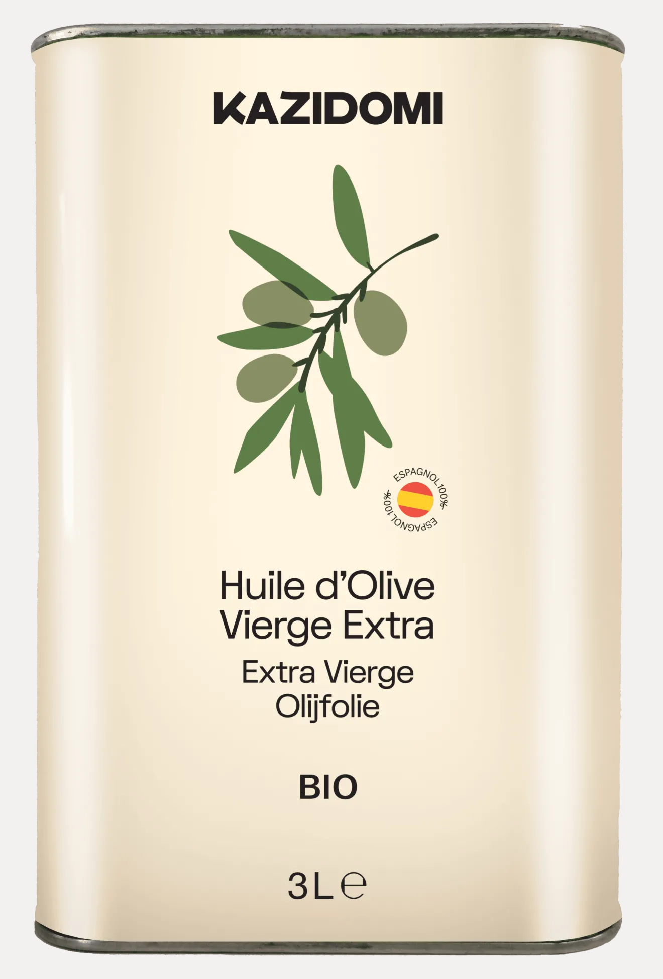 Huile d'olive extra vierge Espagne Bio