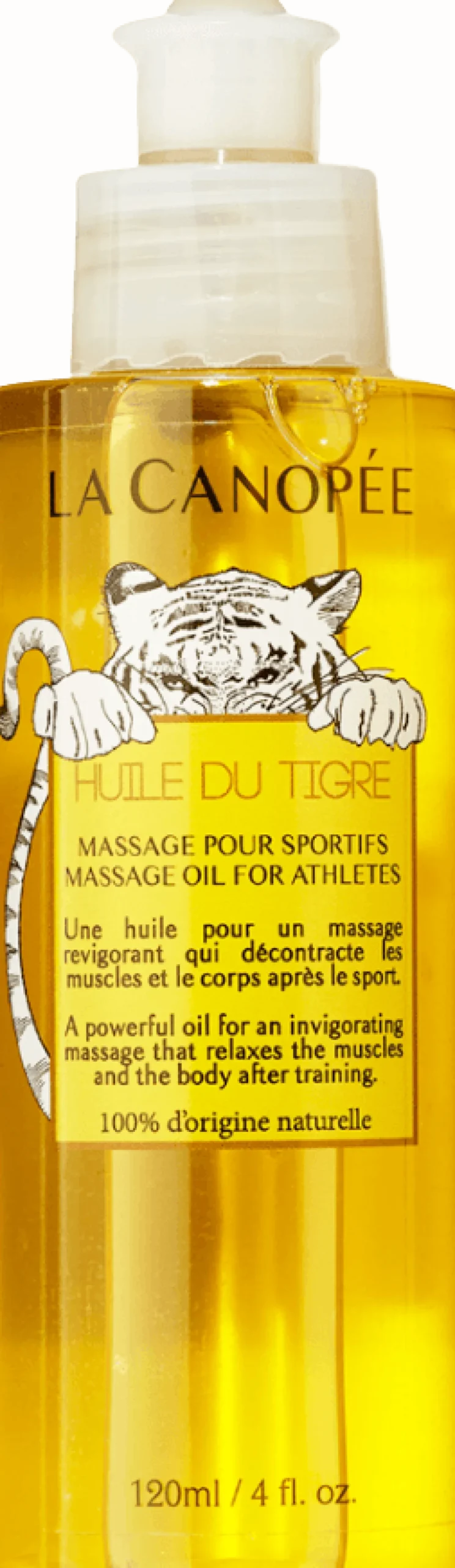 Huile du Tigre Massage pour Sportifs