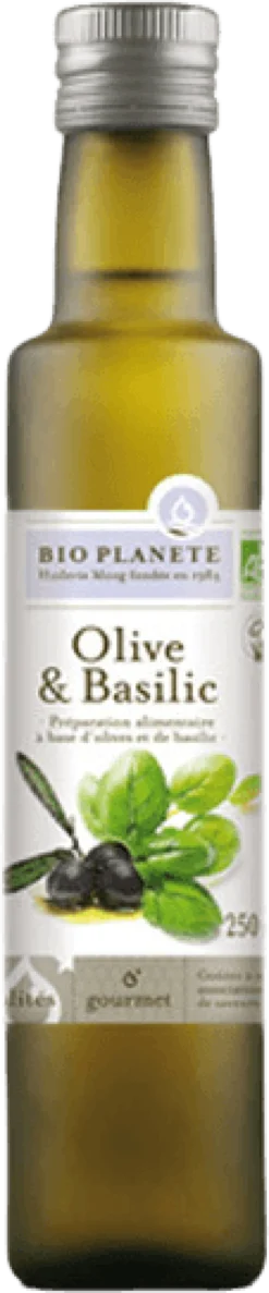Huile Olive & Basilic Bio