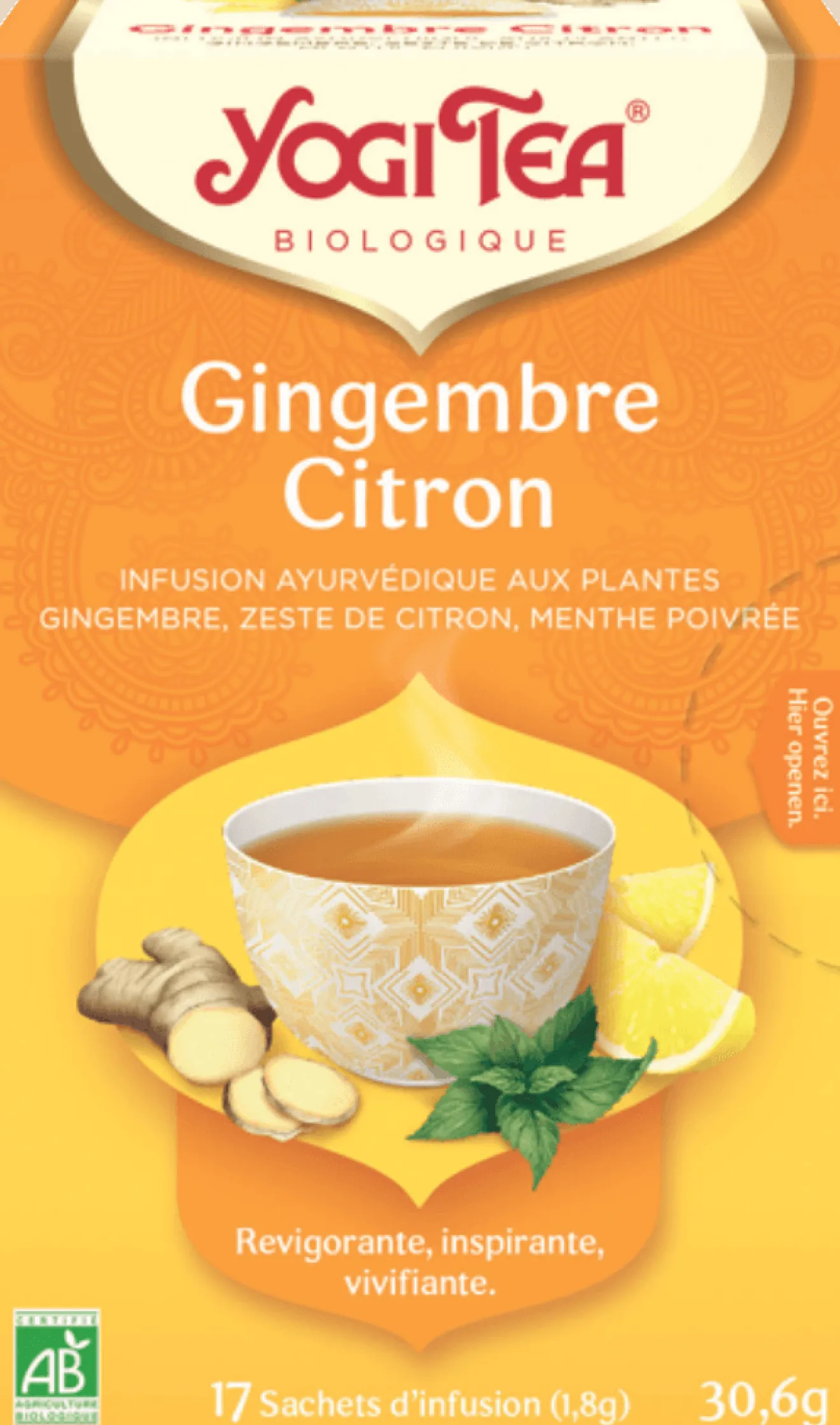 Infusion Gingembre Citron Bio