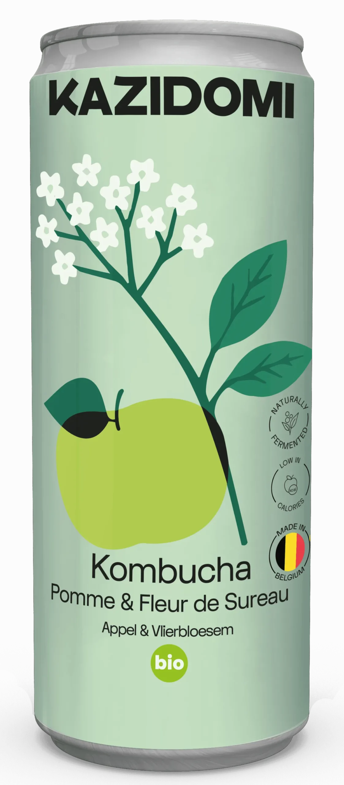 Kombucha Pomme Fleur de Sureau Bio