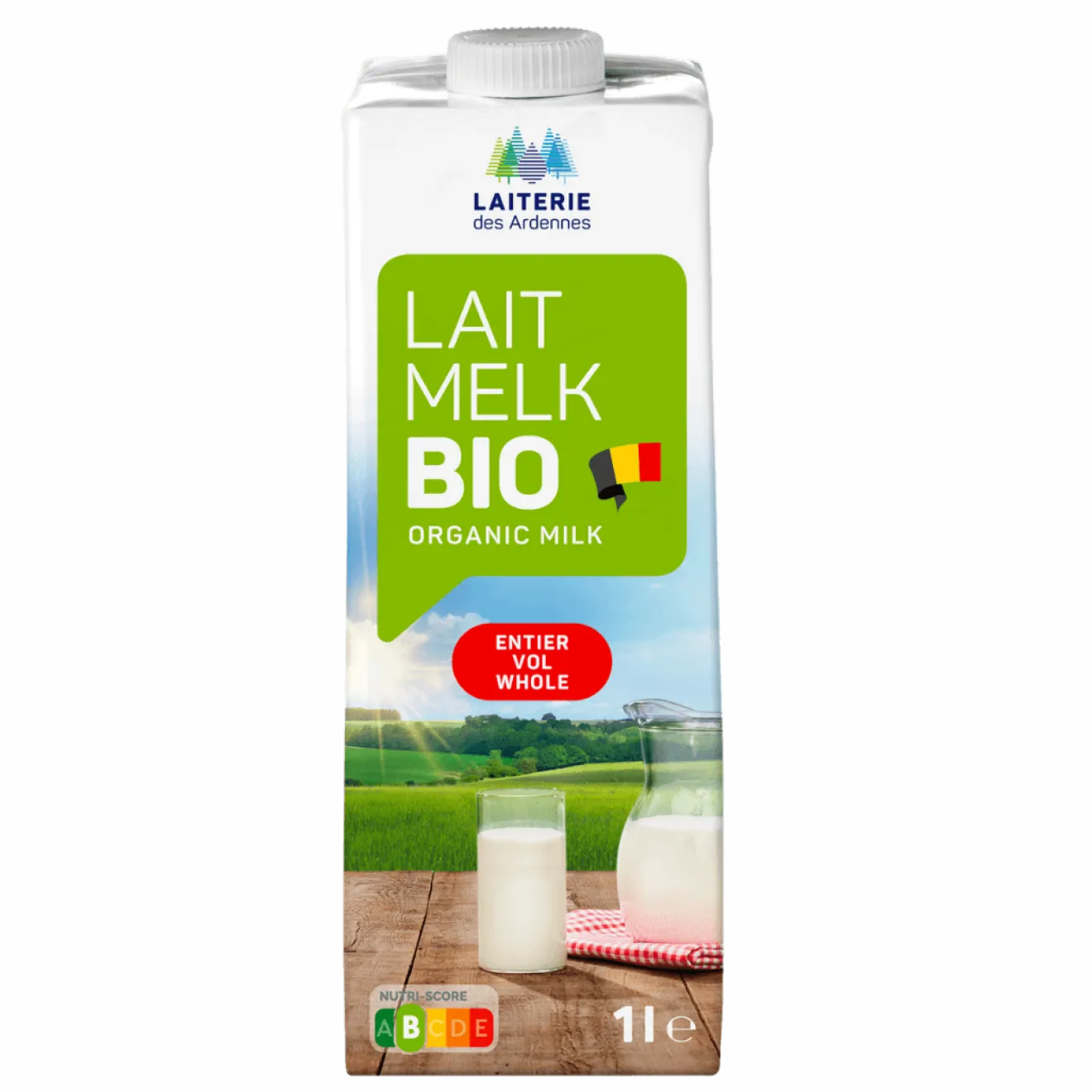 Lait Vache Entier Bio