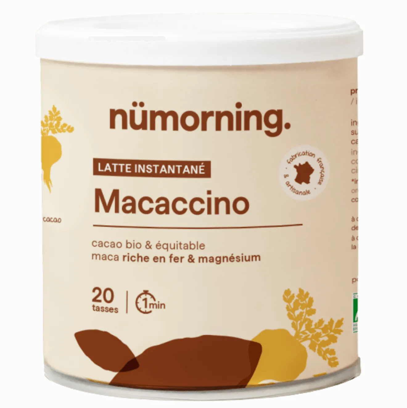 Latté Cacao & Maca 40% Cacao Bio