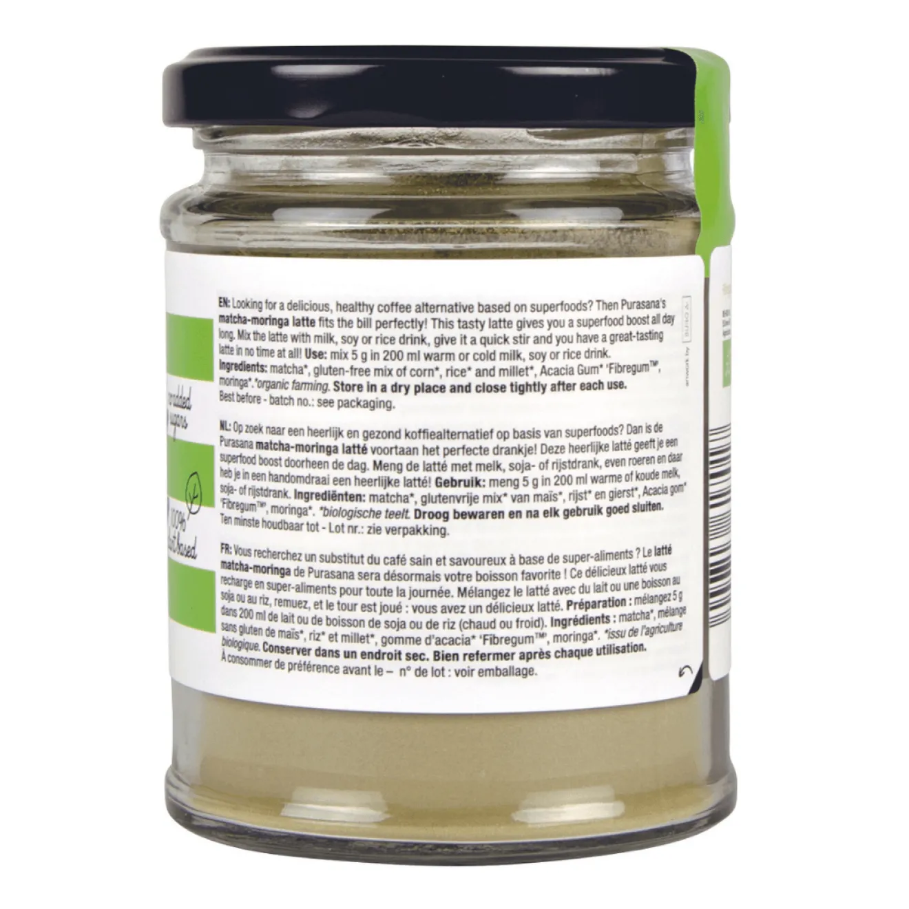 Latté Matcha & Moringa Bio