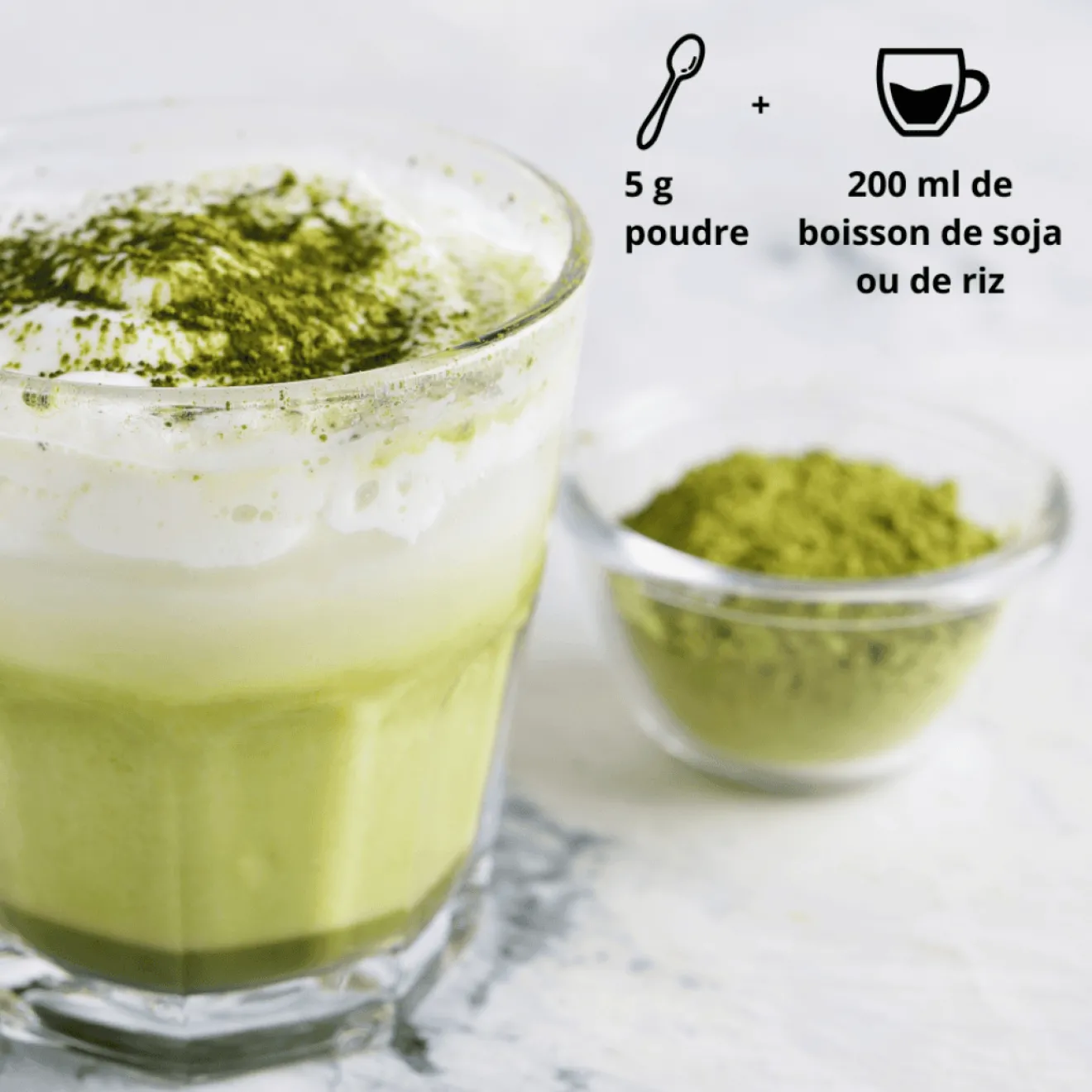 Latté Matcha & Moringa Bio
