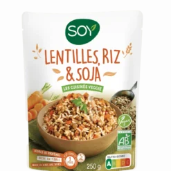 Lentilles Riz Soja Bio