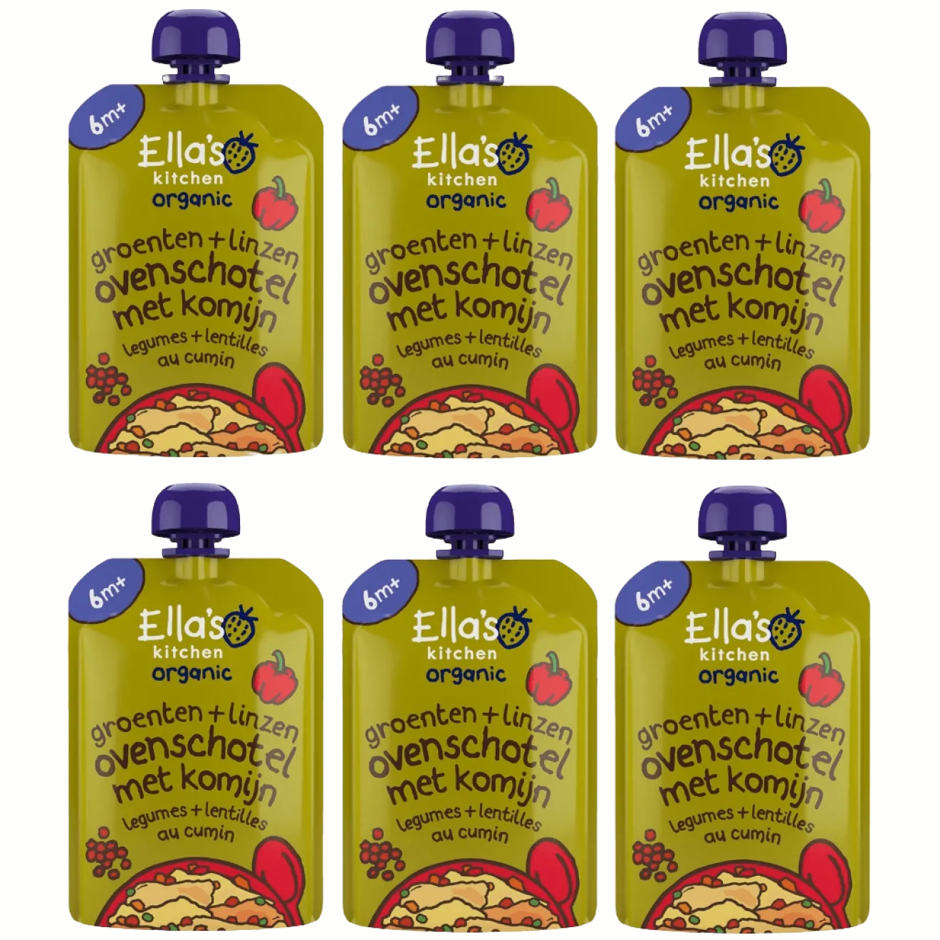Lot Gourdes Légumes Lentilles + 6 mois Bio