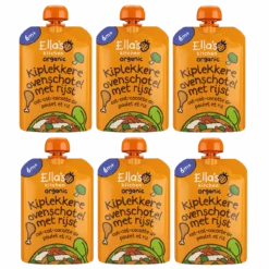 Lot Gourdes Poulet Riz + 6 mois Bio