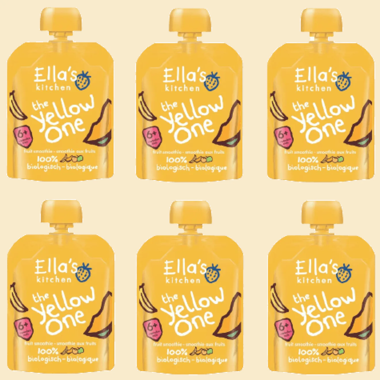 Lot Smoothies The Yellow One + 6 mois Bio