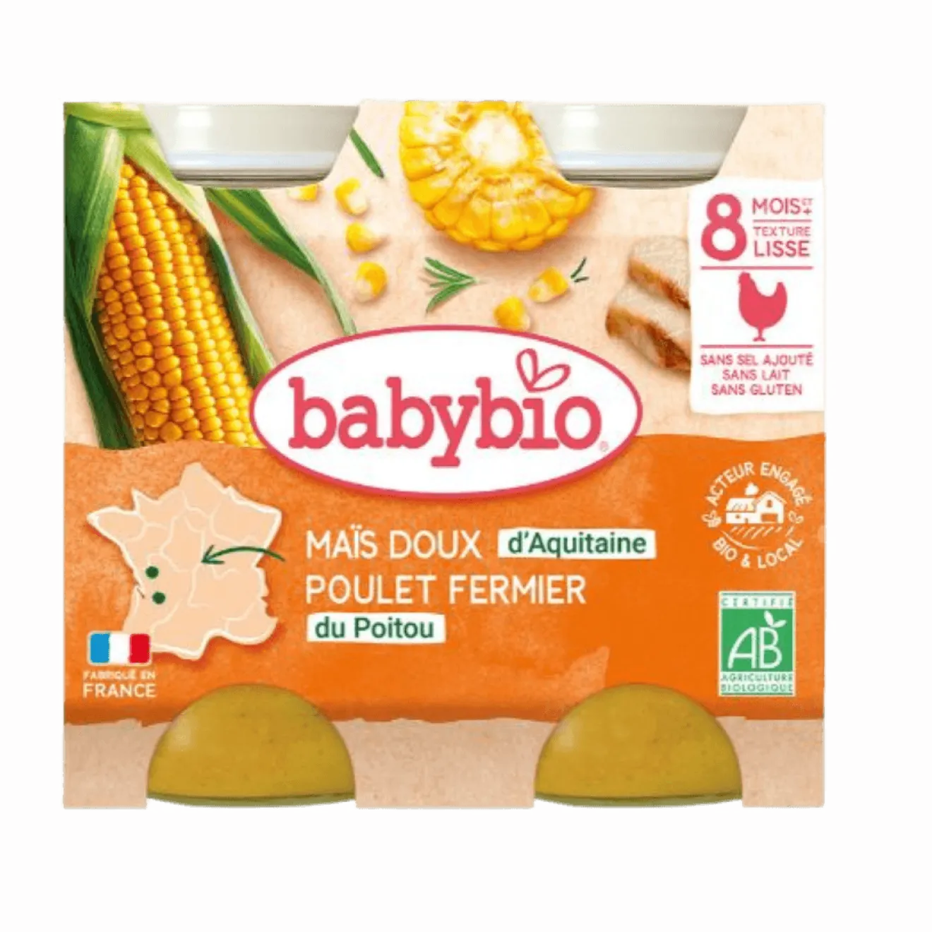 Maïs Doux Poulet Fermier dès 8 mois Bio