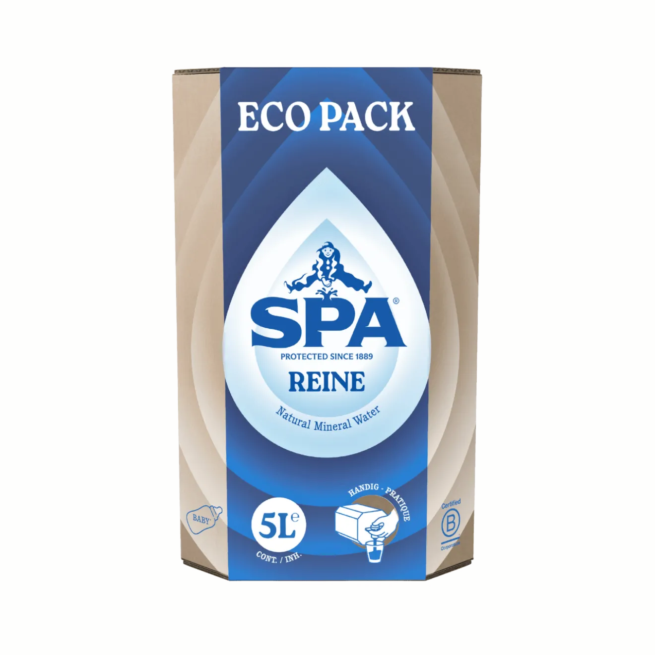 Natural Mineral Water Spa Reine Ecopack
